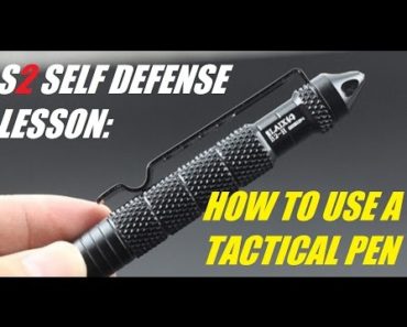 How To Use A Tactical Pen For Self Defense