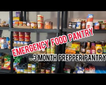 Moving In 60 Days! EMERGENCY PREPPER PANTRY TOUR/ Organizing Messy Food Pantry / Food Inflation