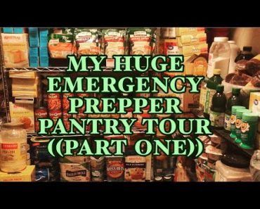 Prepper Pantry Food Storage Tour | MY HUGE EMERGENCY PREPPER PANTRY TOUR PART 1