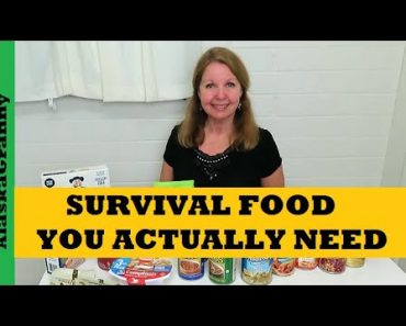 Survival Foods You Actually Need – 3 Types Of Prepper Pantry Foods