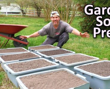 Garden SOIL PREP how to make ORGANIC SOIL MIX full list of ingredients and demonstration prepper