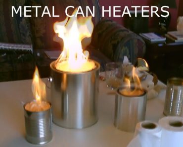Homemade "Metal Can" Air Heater! – Survival/SHTF Air Heater! – DIY (uses no electricity!)