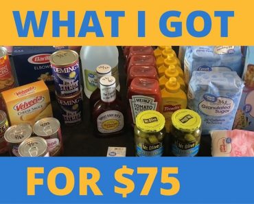What $75 Got Me at WalMart: Prepper Pantry Stockpile Food Storage