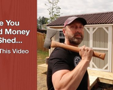 Before You Spend Money on A Shed…Watch This Video
