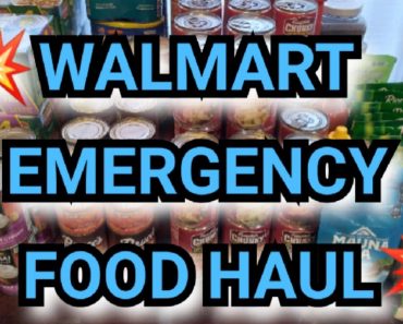 WALMART GROCERY PREPPER HAUL | EMERGENCY PANTRY FOOD HAUL