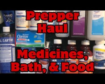 Prepper Pantry Haul Stock Up Medicines Bath Food Grocery