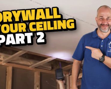 Installing Drywall on Your Ceiling | Drywall Installation Guide Part 2