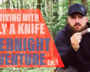 SURVIVAL OVERNIGHT with only a KNIFE!!!  Ep. 1 | How to Survive With a Knife | Real Survival Stories