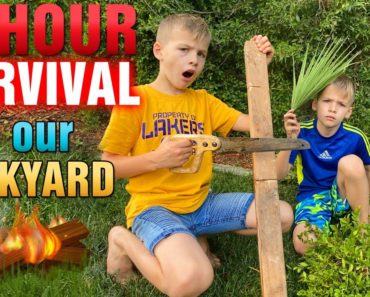 24 Hours – Survive in the Back Yard Alone!