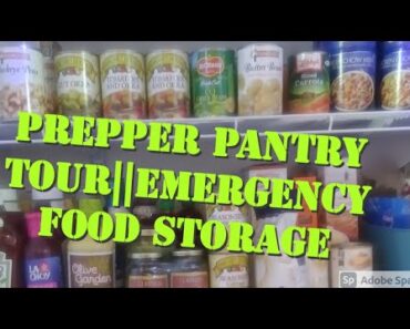Prepper Pantry Tour||Emergency Food Storage