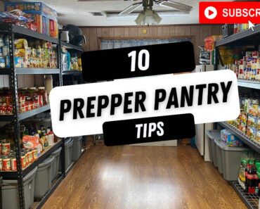 10 Prepper Pantry / Food Storage tips