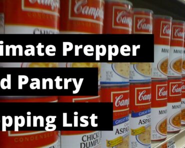 Ultimate Prepper Food Pantry Shopping List