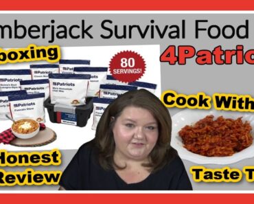 4Patriots Lumberjack Survival Food Kit I Prepper Food Unboxing I Cook With Me I Taste Test I Review