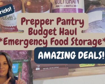 PREPPER PANTRY Haul 2022 | AMAZING Deals | Emergency Food Stock Up | Leanne’s Life