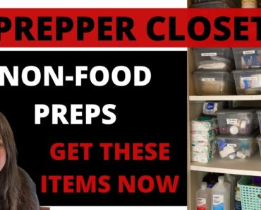 Prepper Closet | Non-Food | Stock Up On These Items Now
