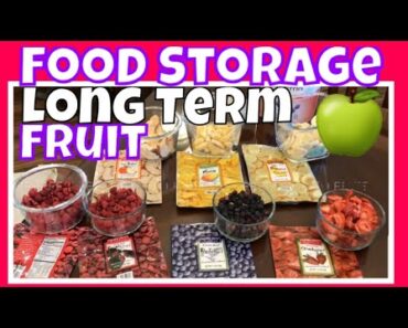 Prepper Discuses Freeze Dried Fruit For Long Term Food Storage
