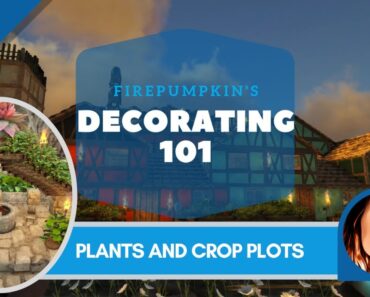Ark Survival | Decorating 101 | Lesson #3 Plants and Crop Plots