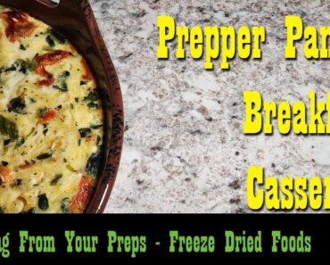 Prepper Pantry Breakfast Casserole ~ Cooking with Freeze Dried Food ~ Thrive Life
