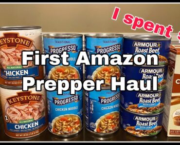 Amazon Prepper Pantry Haul | Food Stockpile Preps |First Amazon Pantry Order for Preps |
