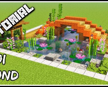 How To Build A Koi Pond | Minecraft Tutorial