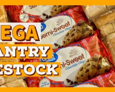 MEGA PANTRY RESTOCK! | Grocery Haul | PREPPER PANTRY TIPS |