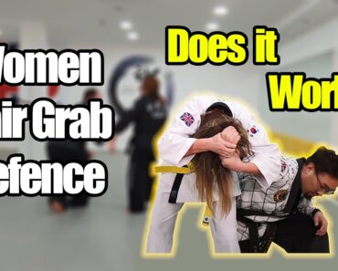 Women’s self defense against Hair grab – SKMA Hapkido techniques