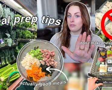 MEAL PREP tips & tricks YOU NEED TO KNOW (beginner friendly + how to stop making boring food)