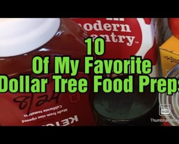 10 Of My Favorite Dollar Tree Food Preps