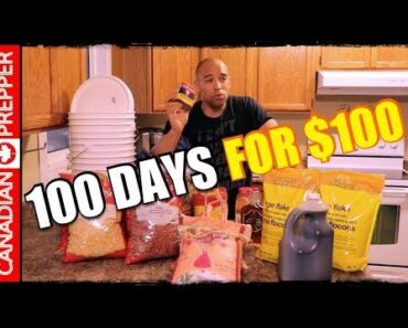 100 Days Worth of Food for $100: LASTS 25 YEARS!