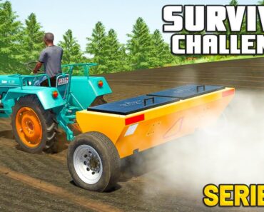 CONSTRUCTING THE NEW YARD ROAD | Survival Challenge | Farming Simulator 22 – EP 3