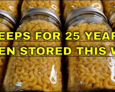 BEST FOOD TO PRESERVE FOOD FOR LONG TERM – NO SPECIAL TOOLS OR EQUIPMENT NEEDED