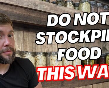 DO NOT STOCKPILE FOOD! (This Way) 5 Most Common PREPPER PANTRY Food Storage MISTAKES
