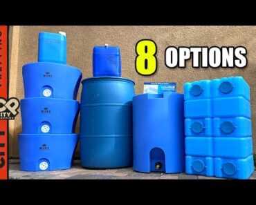 8 Best Water Storage Options for Emergencies