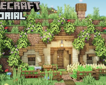 Minecraft – Hobbit Hole Survival Base Tutorial (How to Build)
