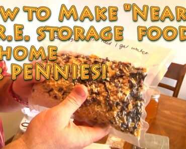 How to Make Long Term Nearly MREs for PENNIES – storage food – emergency food