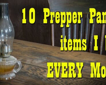 10 Prepper Pantry Items I buy EVERY Month!