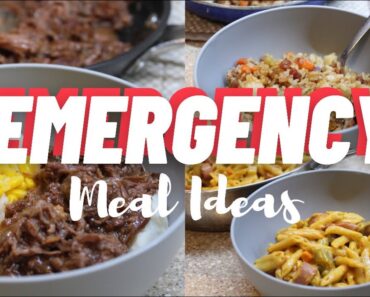 Emergency Meal Ideas || Shelf Stable Meals || PREPPER PANTRY RECIPES