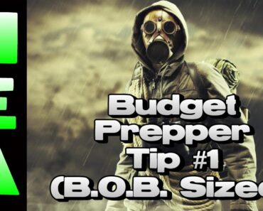 Budget Prepper Tip #1 (B.O.B. Sized)