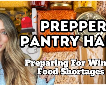 Prepper Pantry Haul | Preparing For Winter Food Shortages | No Fear Prepping