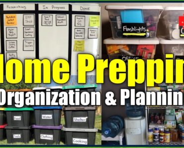 Home Prepping Planning and Organization | National Preparedness Month
