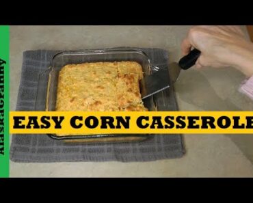 Corn Casserole Prepper Pantry Recipe Shelf Meals…Food Storage Stockpile Recipe