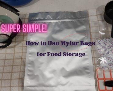 Apartment Prepper Mylar Bag Video