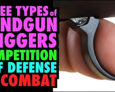 Three Types of Triggers : Competition, Self-Defense, & Combat