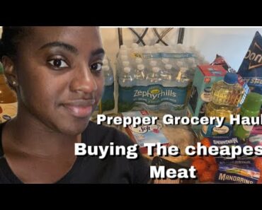Prepper Haul|Buying The Cheapest Meat I Could Find👀|+Money Saving Tips for Prepping💸