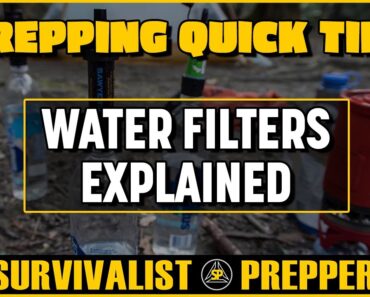 Beginning Prepper Quick Tip: Water Filters Explained