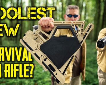 Best NEW .22 Survival Air Rifle for Hunting / Self-Defense? Black Bunker – FIRST LOOK.
