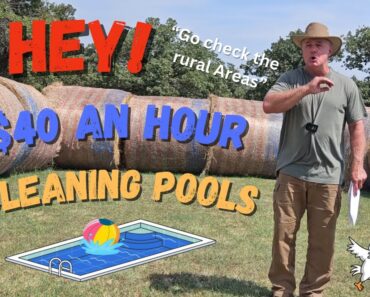 Hot Ideas & Cool Pools: Side Hustle Survivalist's Guide to Rural Pool Cleaning #ninjanation