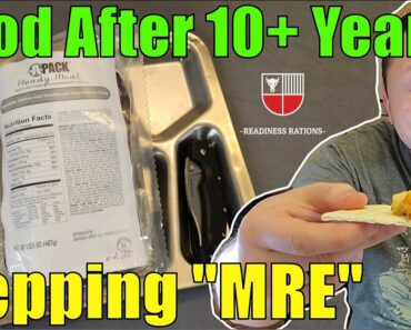 APack (Ready Meal) MRE Review | PREPPER FOOD TEST | AmeriQual Emergency Meal Ready To Eat (2010)