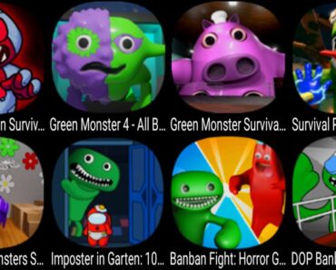 Rainbow Garten Survivor, Green Monster 4 – All BOSS, Green Monster Survival 4, Garden Of Monsters