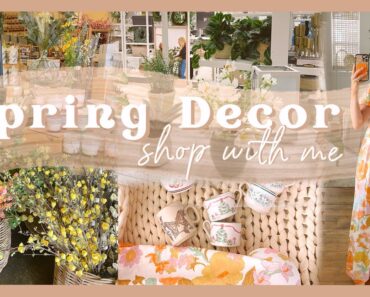 PREPPING FOR SPRING | shopping, thrifting, decor haul & DIY ideas!